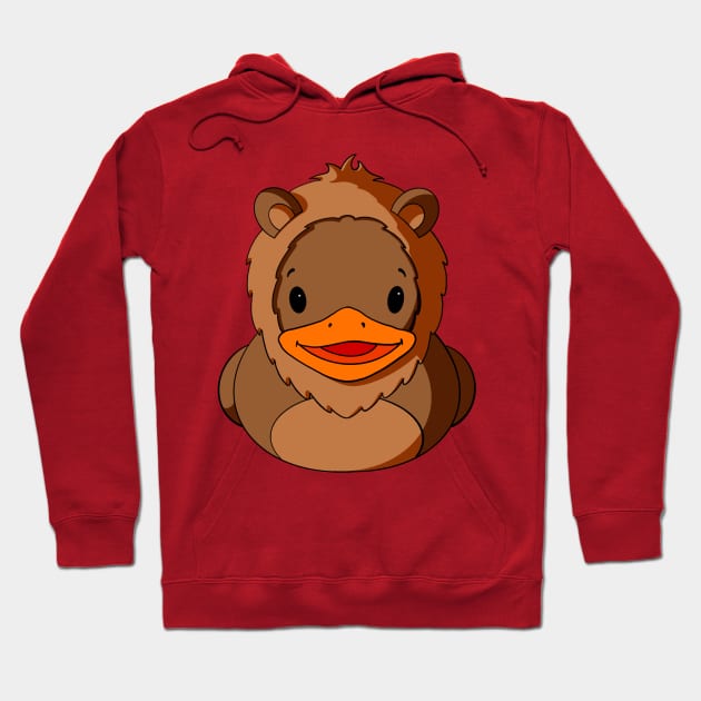 The Cowardly Lion Rubber Duck Hoodie by Alisha Ober Designs